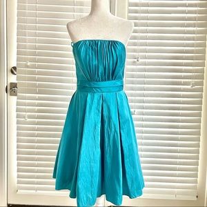 Cinderella Design Size Large Teal Blue Formal Dress Homecoming Bridesmaid Prom